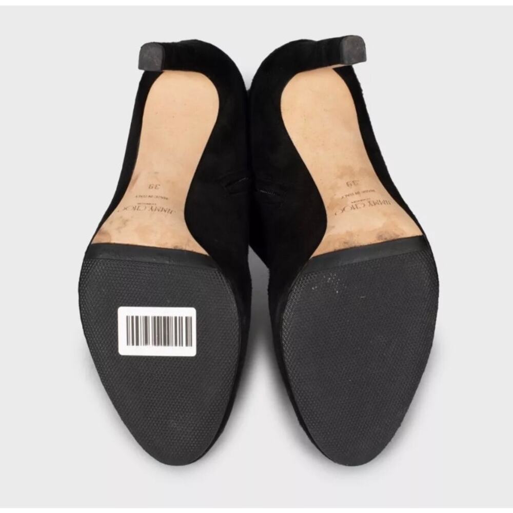 Jimmy Choo Loretta Black Suede Ankle Boots - Sz 39 - Picture 5 of 5